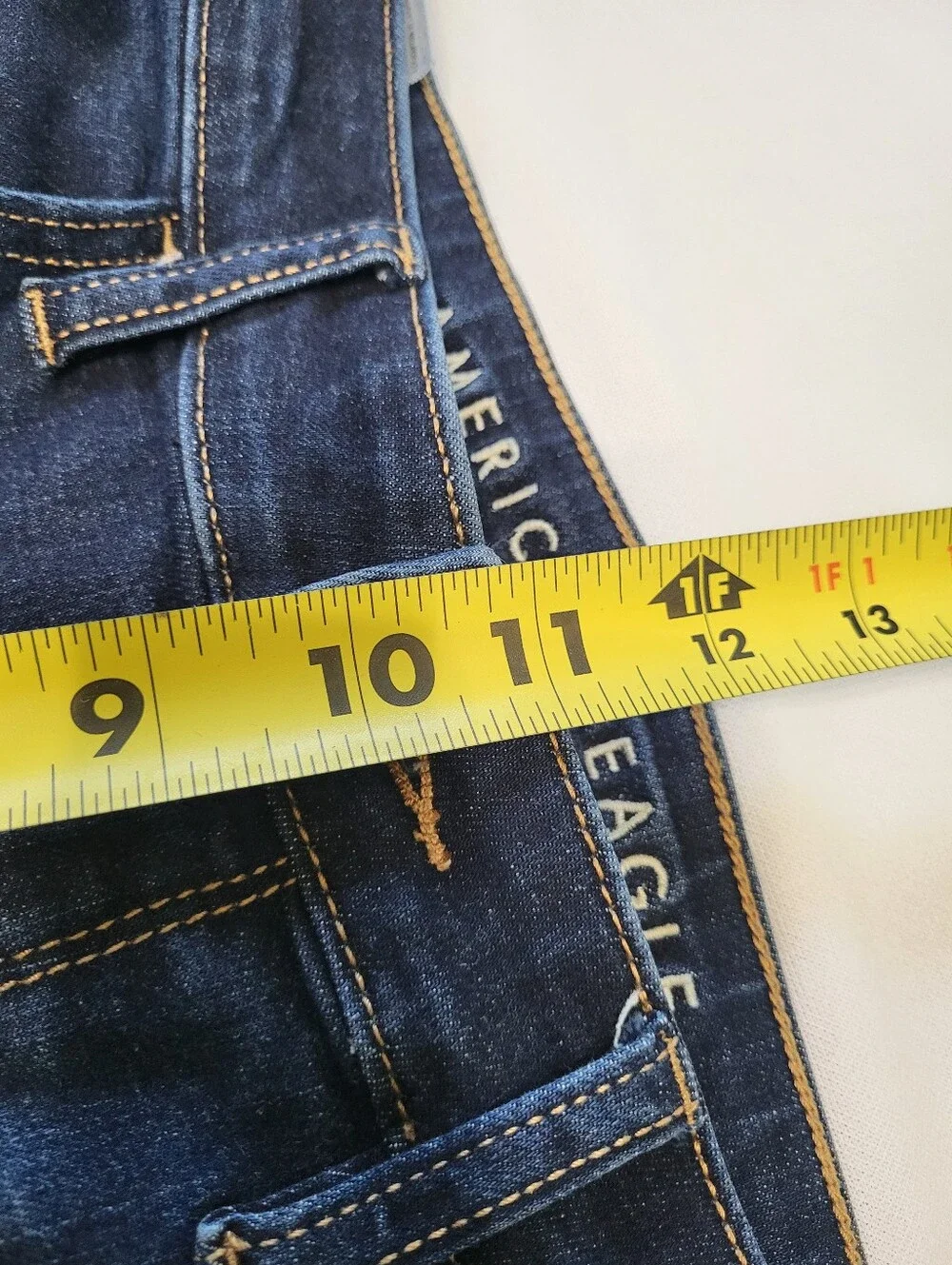 American Eagle Outfitters Women's 10 Dark Wash Next Level Stretch Skinny Jeans